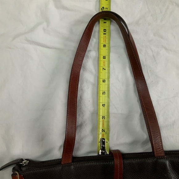 Derek Alexander Brown Leather Shoulder Bag - Picture 6 of 10